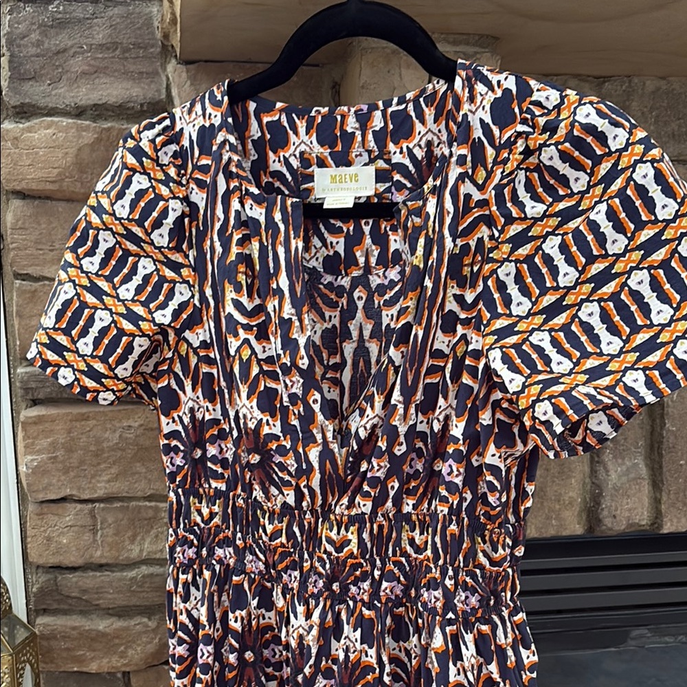Anthropologie Somerset Short Sleeve Maxi Sundress - Picture 5 of 6